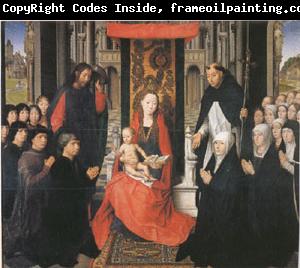 Hans Memling The Virgin and Child between st James and St Dominic (mk05)